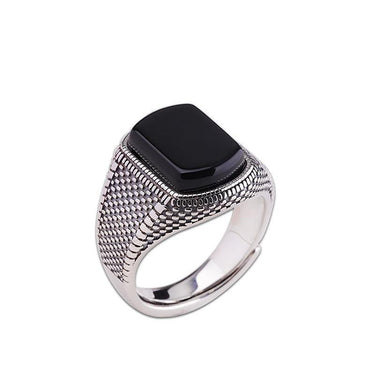 Black Obsidian Protection Ring-Your Soul Place